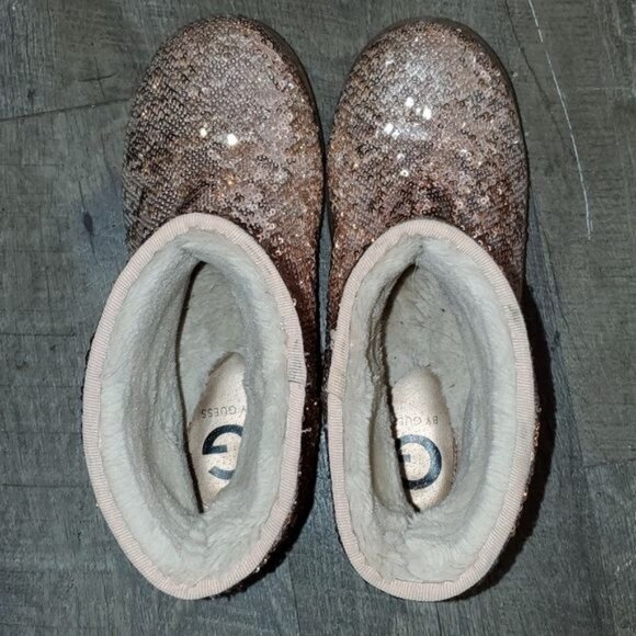 G by Guess Boots Ankle Booties Asella Pink Sequin Winter Snow Women's WOMAN'S 7M - Picture 7 of 16